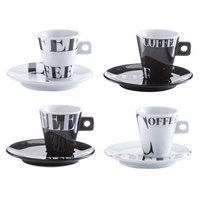 ZELLER Espressotassen Set Coffee Style