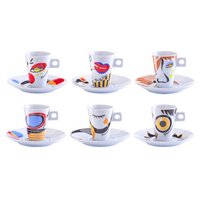 ZELLER Espressotassen Set Faces