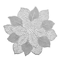 ZELLER Tischset Flower silber