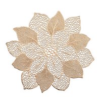 ZELLER Tischset Flower gold