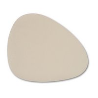 ZELLER Tischset Curve Kunstleder creme