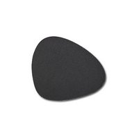 ZELLER Untersetzer Curve Kunstleder schwarz