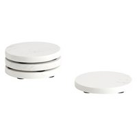 ZELLER Untersetzer-Set Marmor Glas