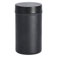 ZELLER Vorratsglas mit Metalldeckel schwarz 900 ml