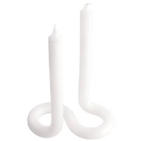 54Celsius Kerze Twist weiss