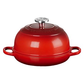 LE CREUSET Brot Bräter Signature kirschrot Crucible 24cm
