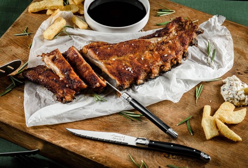 Laguiole Style de Vie Laguiole Premium Line Steakmesser schwarz 