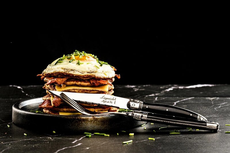 Laguiole Style de Vie Laguiole Premium Line Steakmesser schwarz 