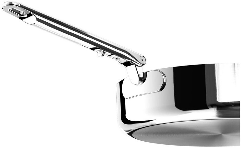 JosephJoseph Bratpfanne Space Steel Klappgriff antihaft 