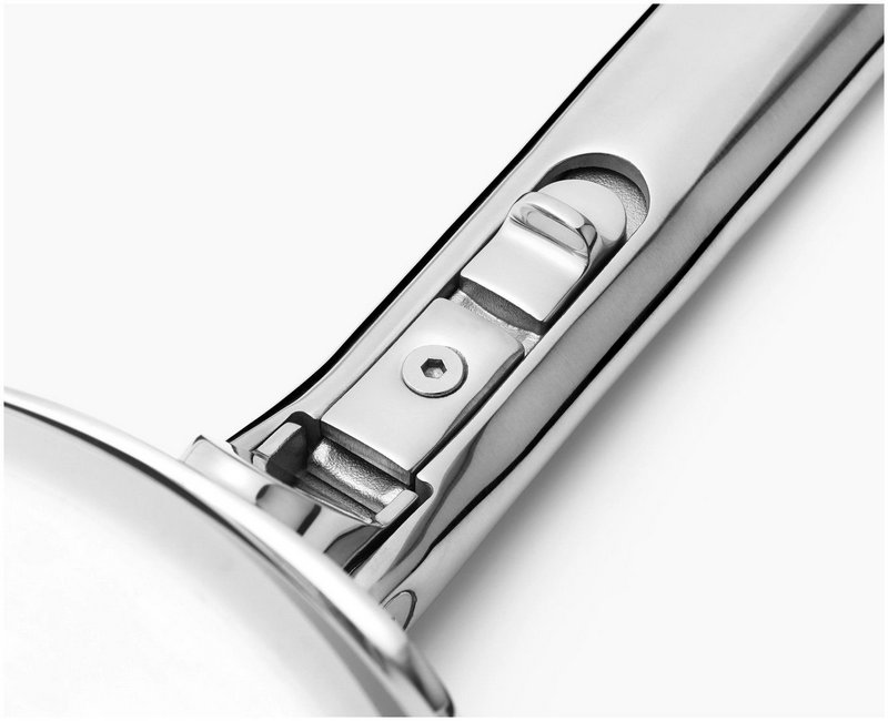JosephJoseph Bratpfanne Space Steel 20cm Edelstahl mit Klappgriff 