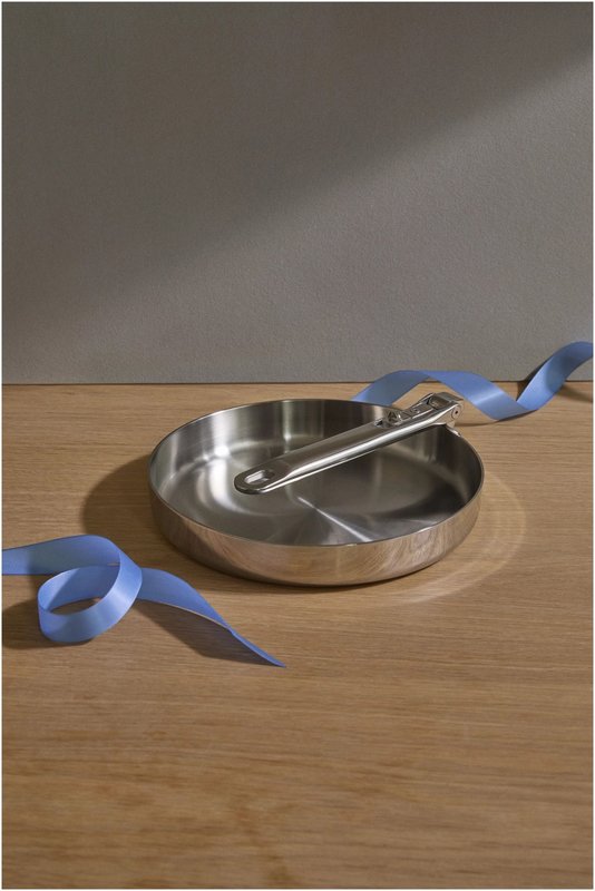 JosephJoseph Bratpfanne Space Steel 24cm Edelstahl mit Klappgriff 