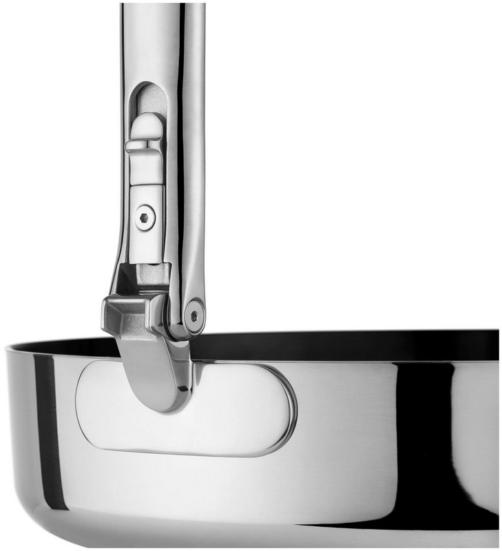JosephJoseph Bratpfanne Space Steel 28cm Edelstahl Klappgriff antihaft 