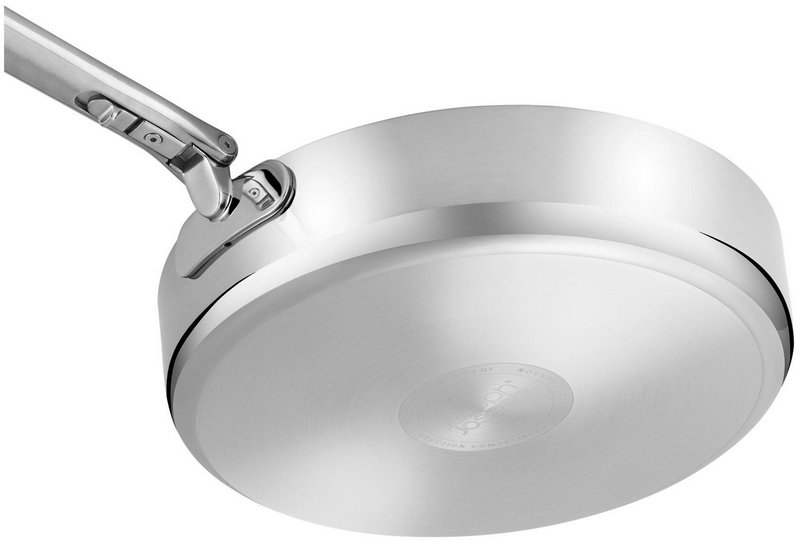 JosephJoseph Bratpfanne Space Steel 24cm Edelstahl Klappgriff antihaft 