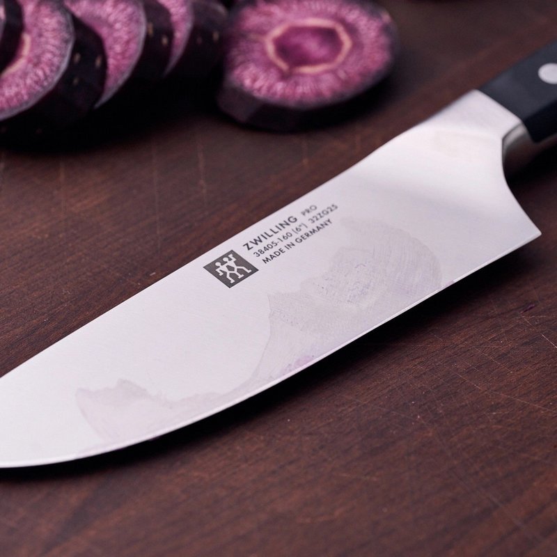 Zwilling Pro Kochmesser breite Klinge 