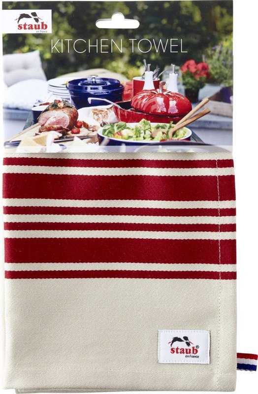Staub Geschirrtuch Rot 