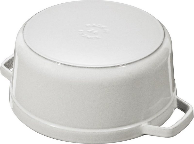 Staub Cocotte rund 26 cm Weisser Trüffel 
