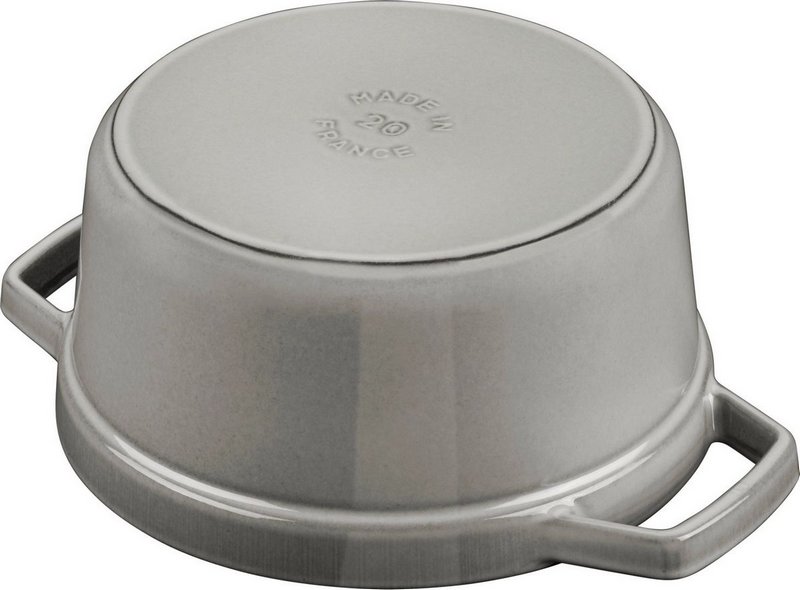 Staub Cocotte rund 28 cm Graphit Grau 