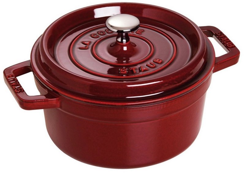 Staub Cocotte rund 22 cm Grenadine Rot 