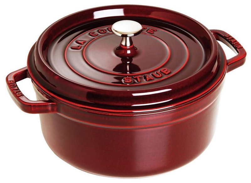 Staub Cocotte rund 24 cm Grenadine Rot 