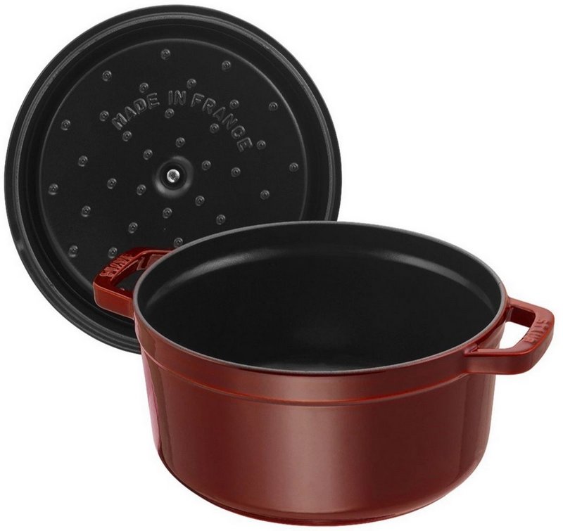 Staub Cocotte rund 26 cm Grenadine Rot 