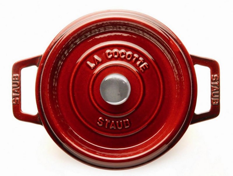Staub Cocotte rund 26 cm Grenadine Rot 