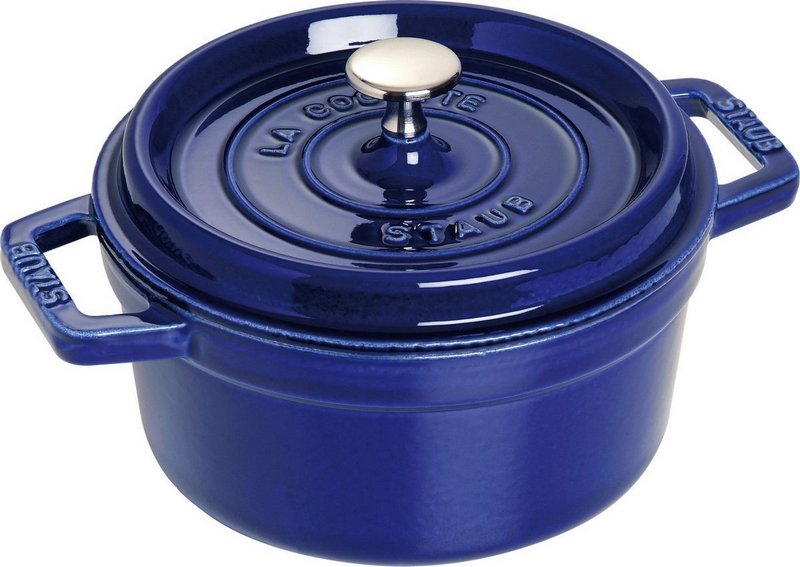 Staub Cocotte rund 20 cm Dunkelblau 