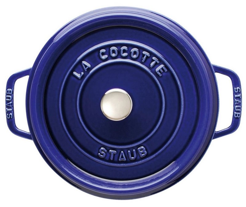 Staub Cocotte rund 28 cm Dunkelblau 
