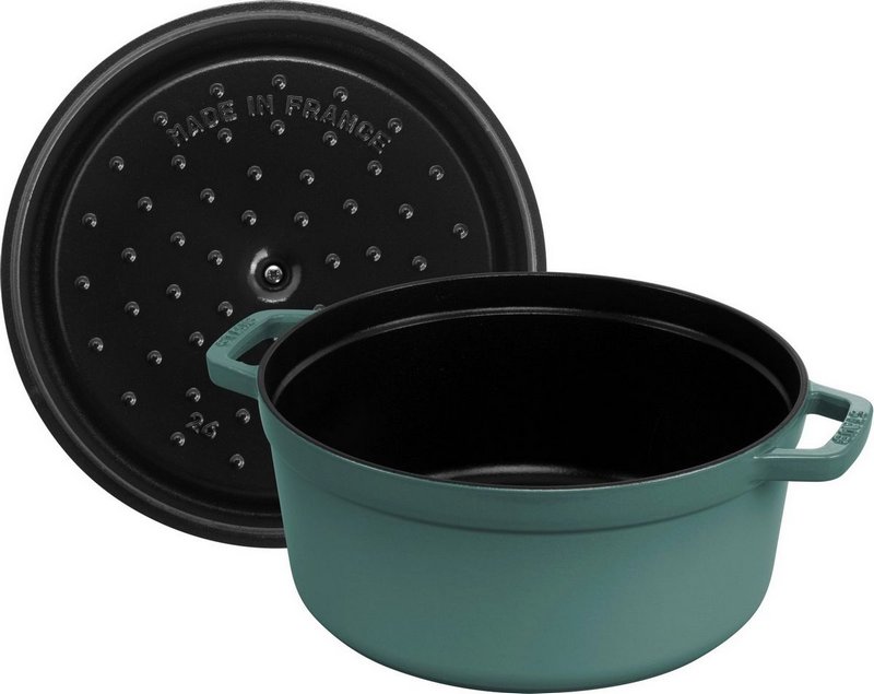 Staub Cocotte rund 26 cm Eucalyptus 
