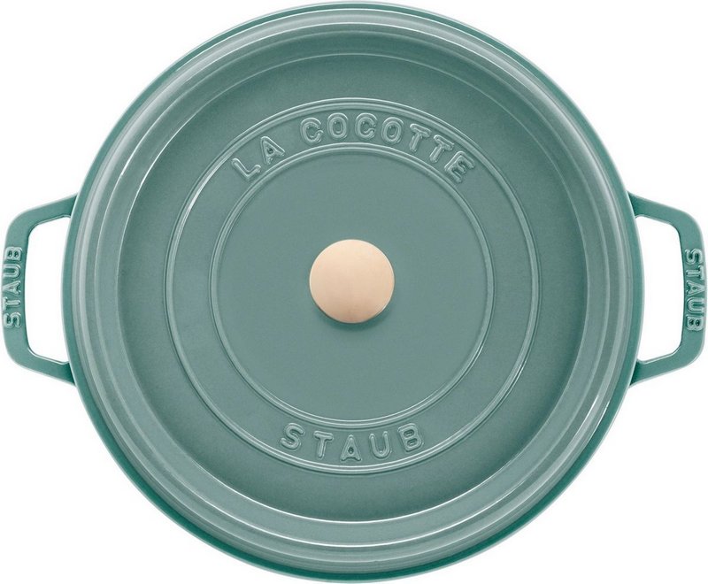 Staub Cocotte rund 26 cm Eucalyptus 
