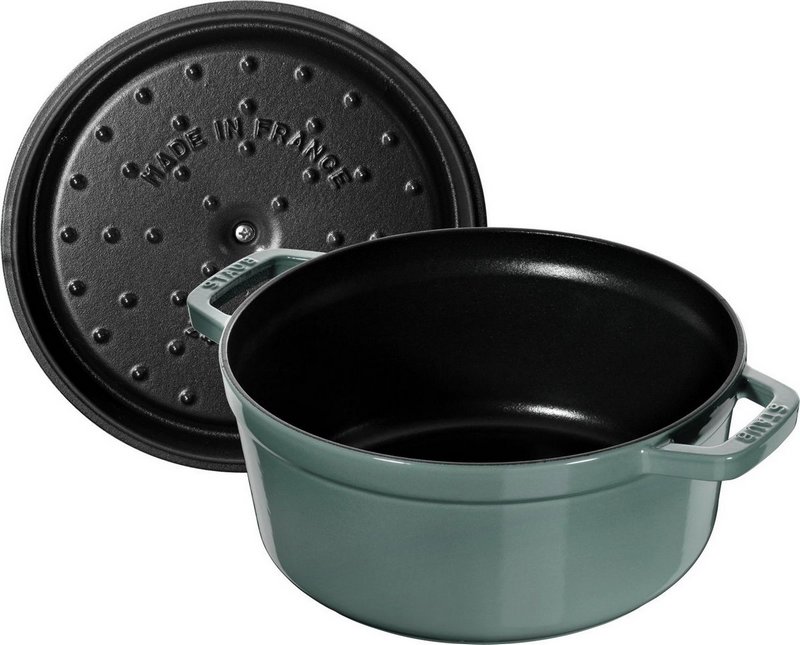 Staub Cocotte rund 24 cm Eucalyptus 