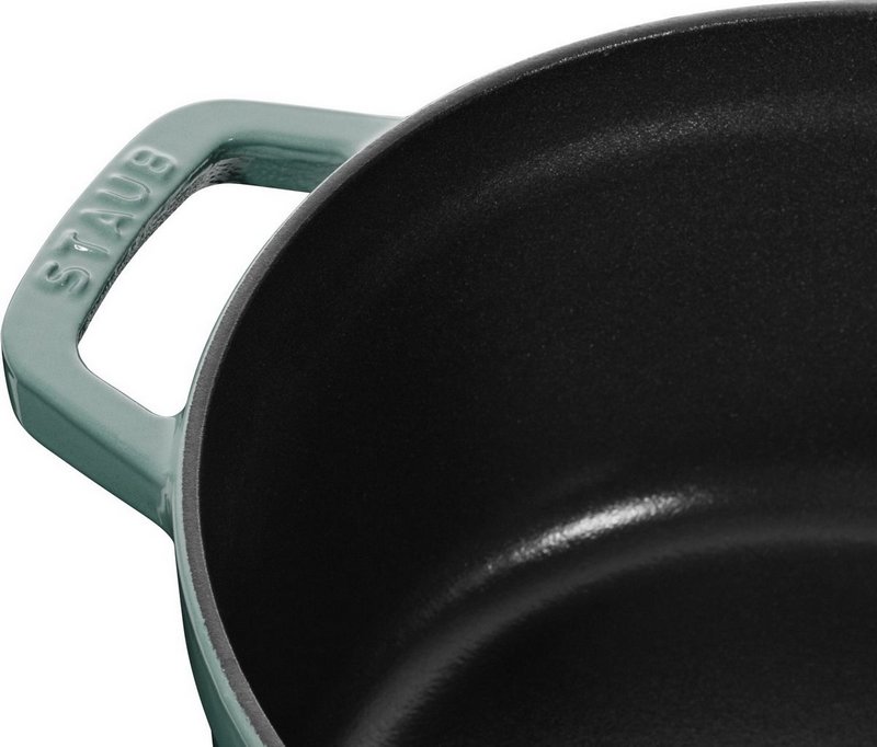 Staub Cocotte rund 24 cm Eucalyptus 