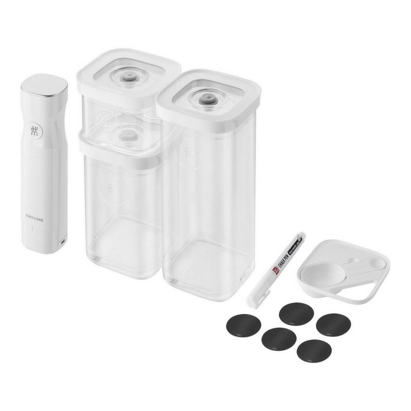 Zwilling Vakuum Starterset Cube S transparent-weiss 