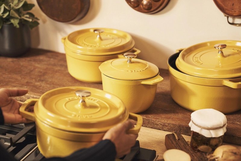 Staub Cocotte rund 24 cm Citron 