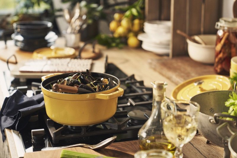 Staub Cocotte rund 24 cm Citron 