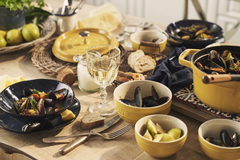 Staub Cocotte rund 28 cm Citron 