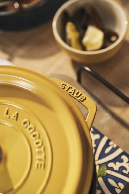 Staub Cocotte rund 28 cm Citron 