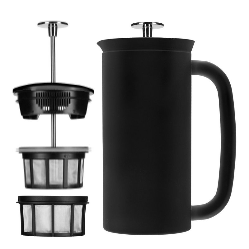 Espro French Press P7 Edelstahl schwarz 