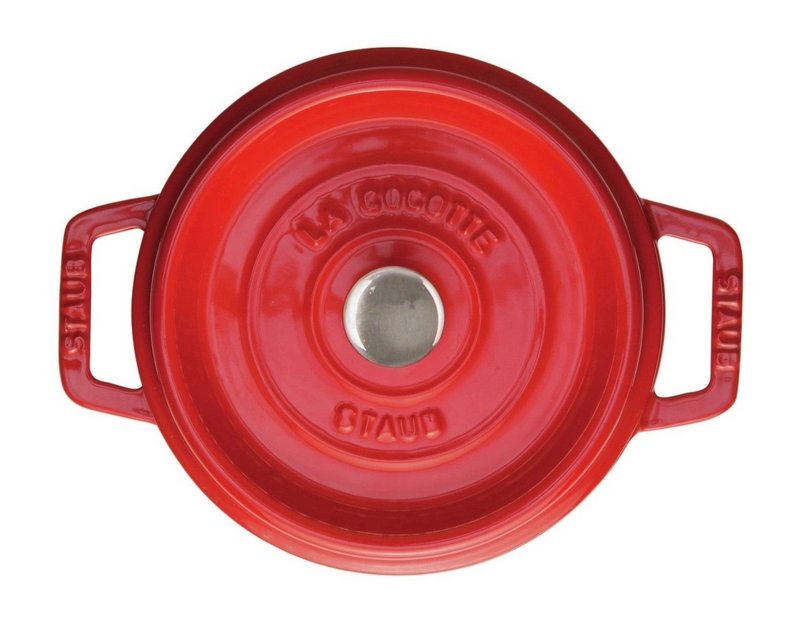 Staub Cocotte rund 20 cm Kirsch Rot 