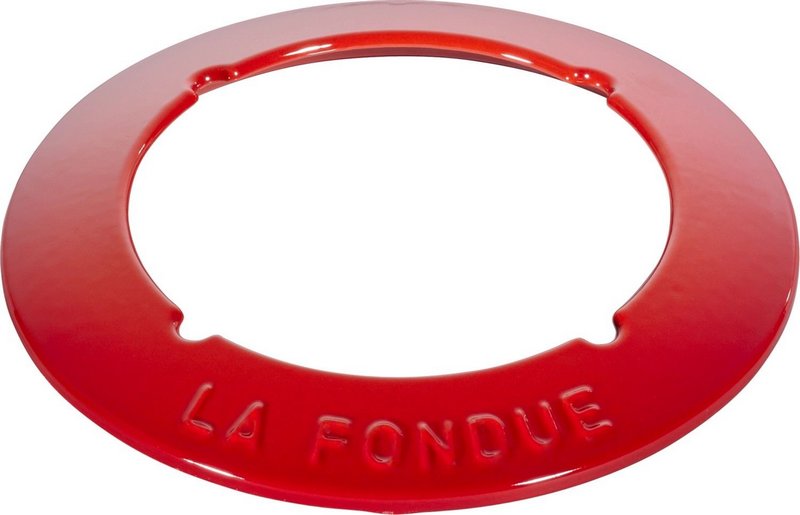 Staub Fondue Set 16 cm Kirsch Rot 