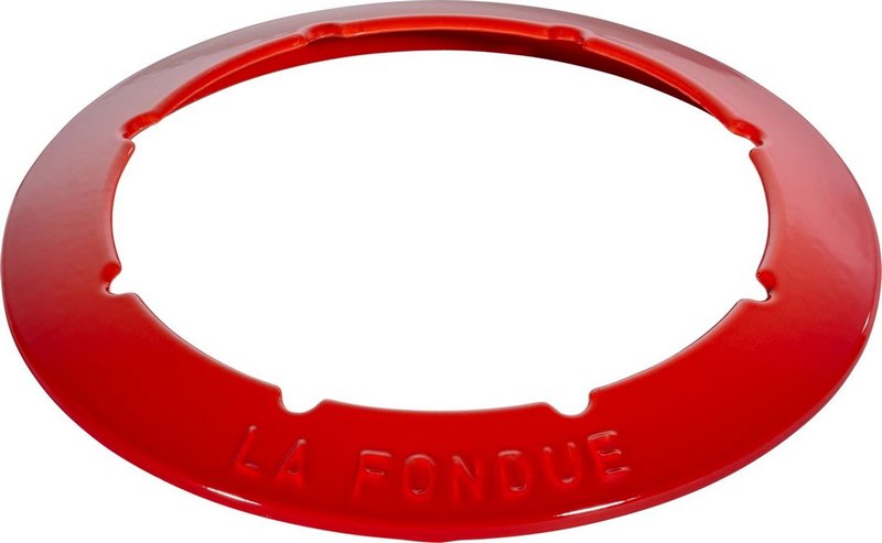 Staub Fondue Set 18cm Kirsch Rot 
