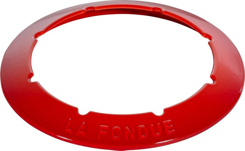 Staub Fondue Set 20 cm Kirsch Rot 