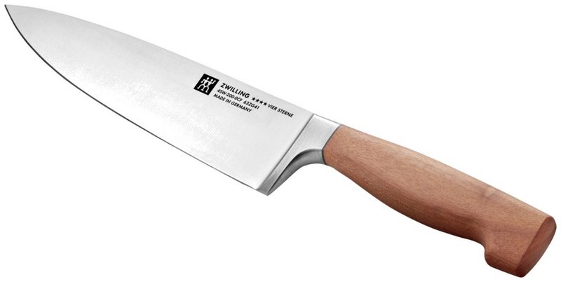 Zwilling Kochmesser Vier Sterne Wood 20cm braun Kotibe 
