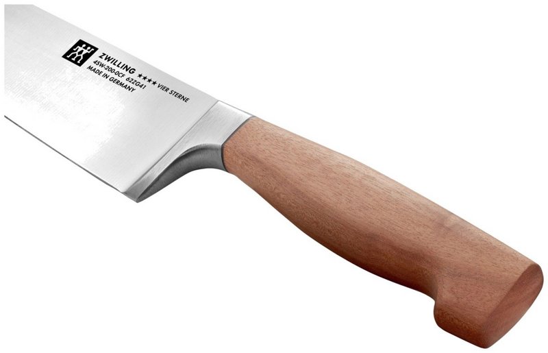 Zwilling Kochmesser Vier Sterne Wood 20cm braun Kotibe 