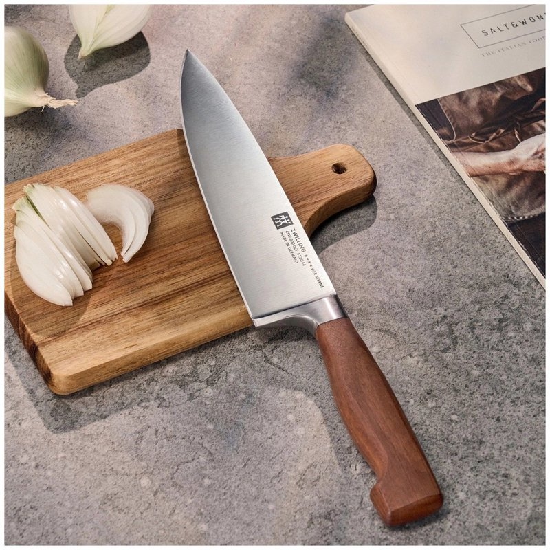 Zwilling Kochmesser Vier Sterne Wood 20cm braun Kotibe 