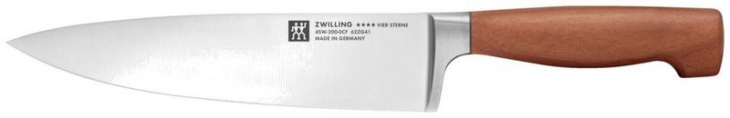 Zwilling Kochmesser Vier Sterne Wood 20cm braun Kotibe 