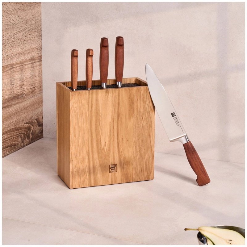Zwilling Kochmesser Vier Sterne Wood kompakt 14cm braun Kotibe 