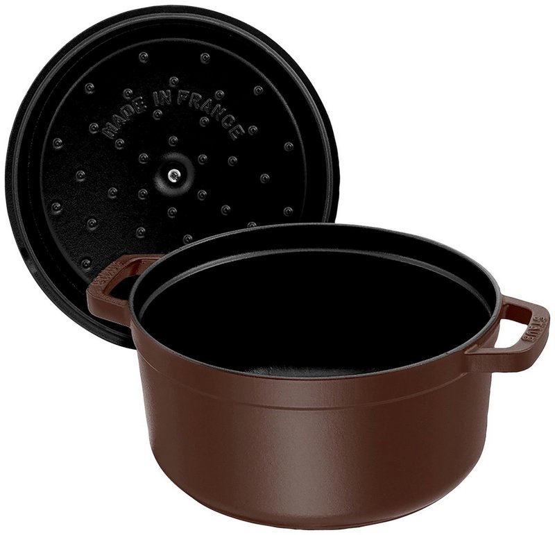 Staub Cocotte rund 16cm chocolat 