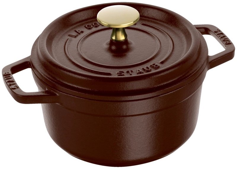 Staub Cocotte rund 16cm chocolat 
