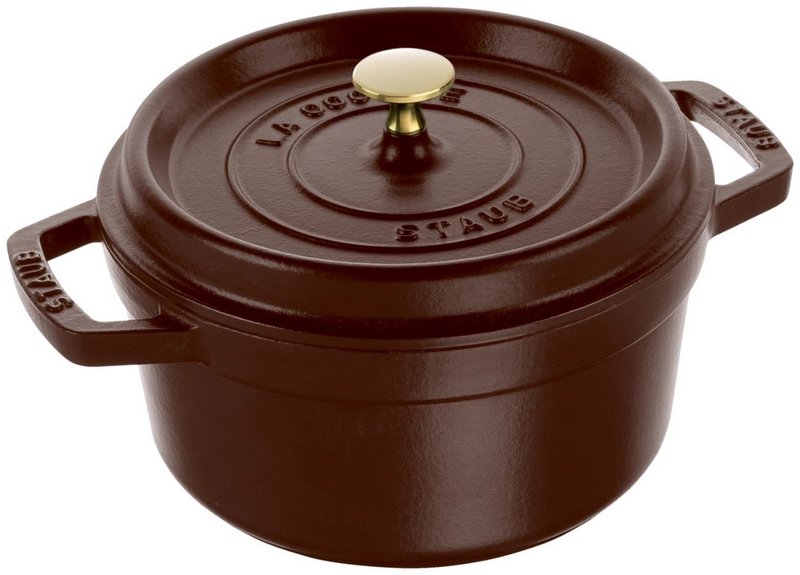 Staub Cocotte rund 20cm chocolat 