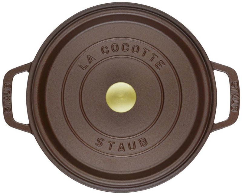 Staub Cocotte rund 24cm chocolat 